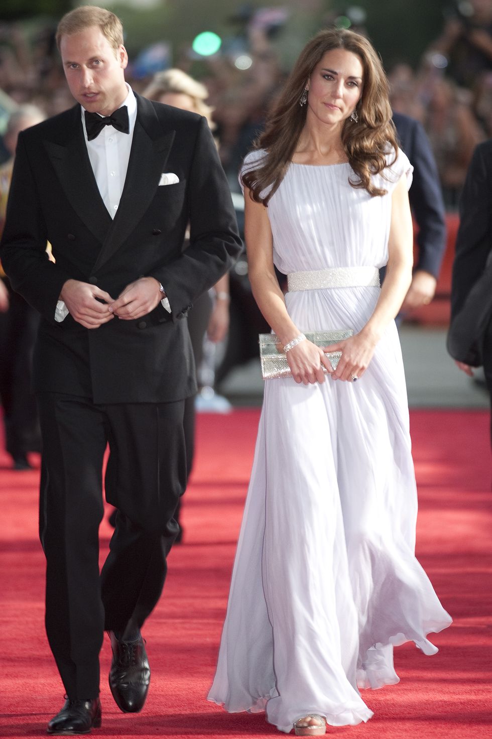 the duke and duchess of cambridge attend bafta brits to watch event