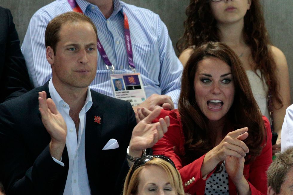 キャサリン妃　ウィリアム王子　ロンドンオリンピック　表情