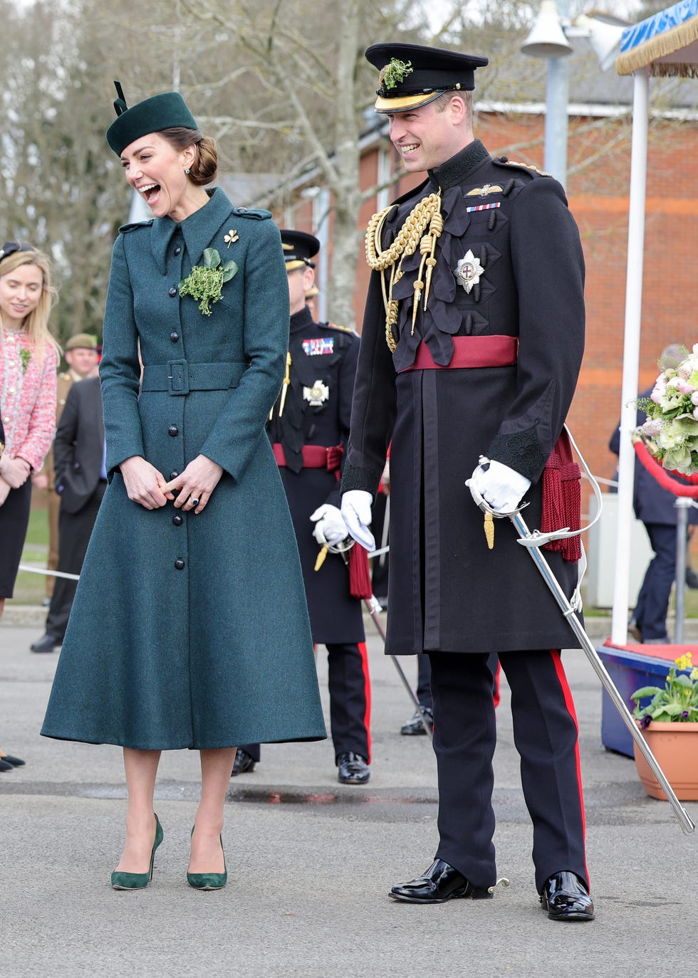 Kate Middleton & Prince William Attend 2022 St. Patrick's Day Parade in ...