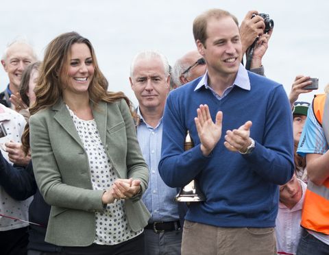 The Duke And Duchess Of Cambridge Start The Ring O'Fire Anglesey Coastal Ultra Marathon