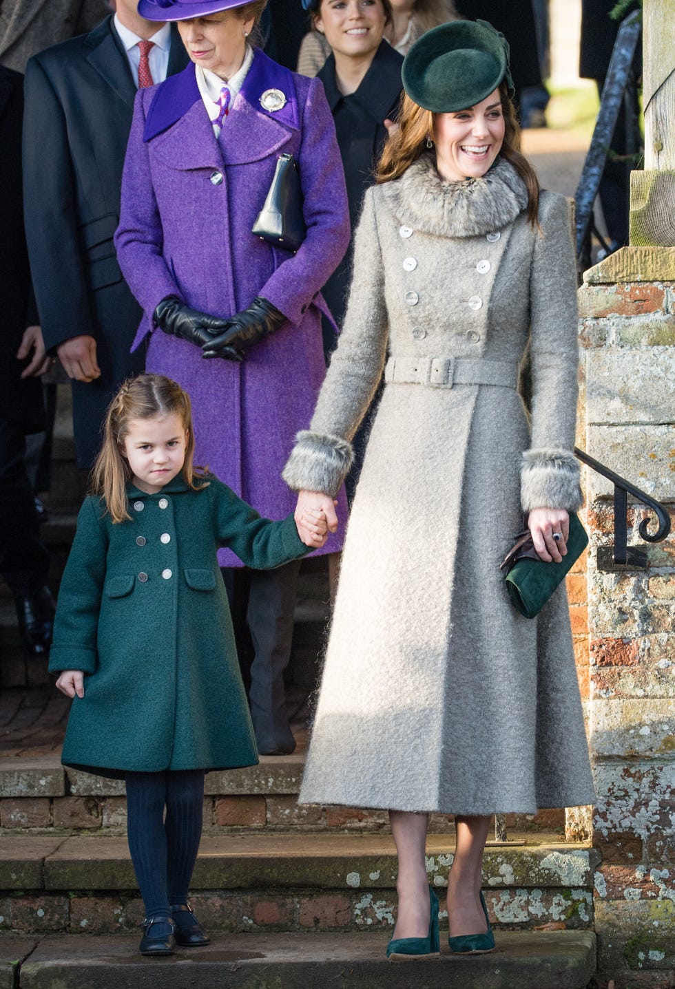 The Royal Family Attend Church On Christmas Day