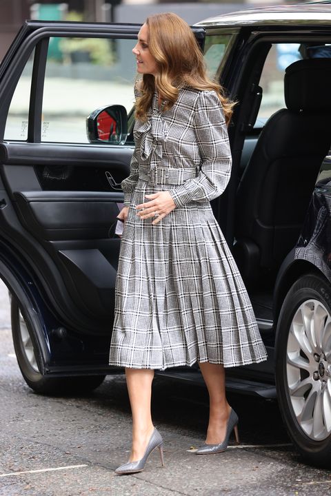 Kate Middleton Wears Belted Zara Dress for University of London Event