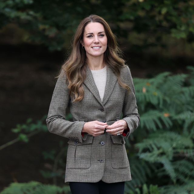 Kate Middleton Wears a Blazer, Skinny Jeans & Boots in Cumbria