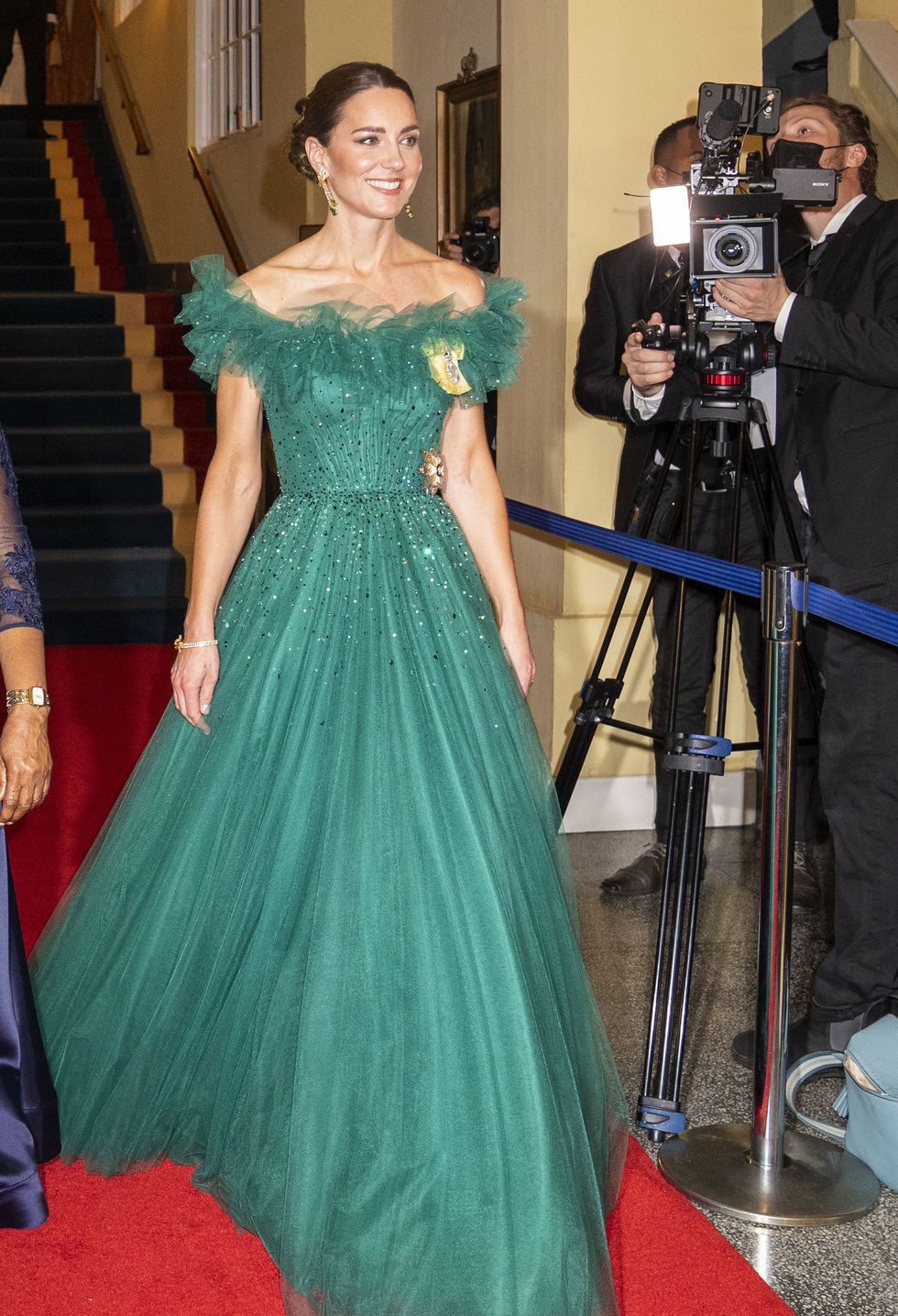 Kate Middleton, il look da Principessa con abito verde
