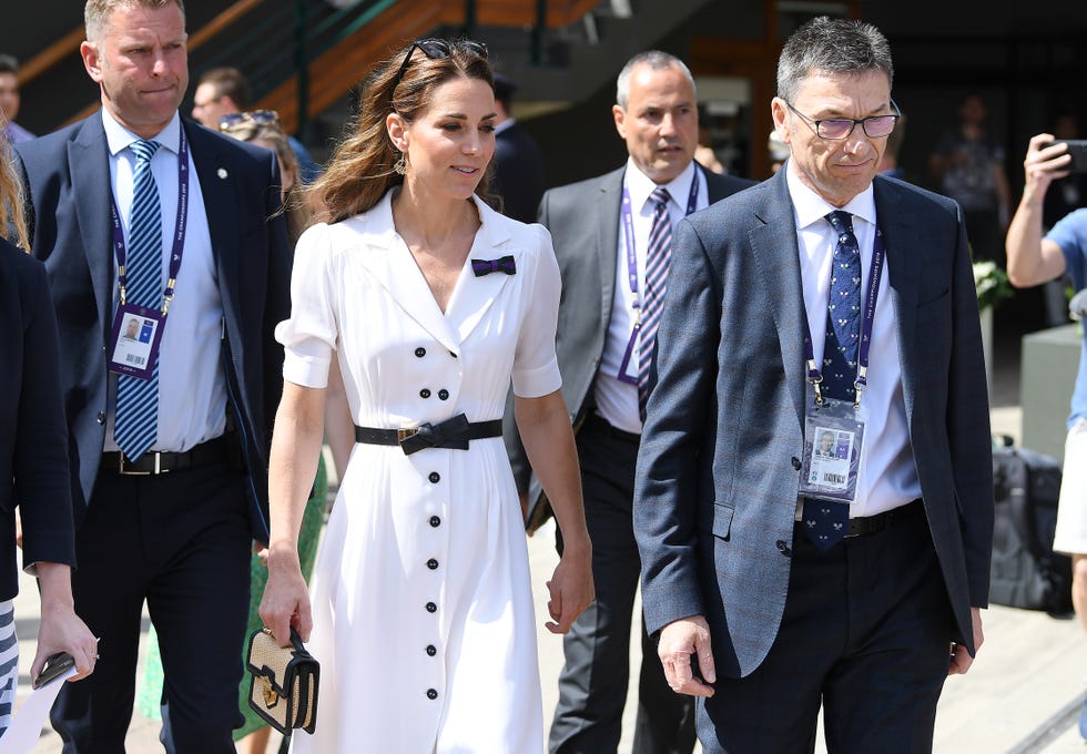 The Duchess of Cambridge wears all-white at Wimbledon