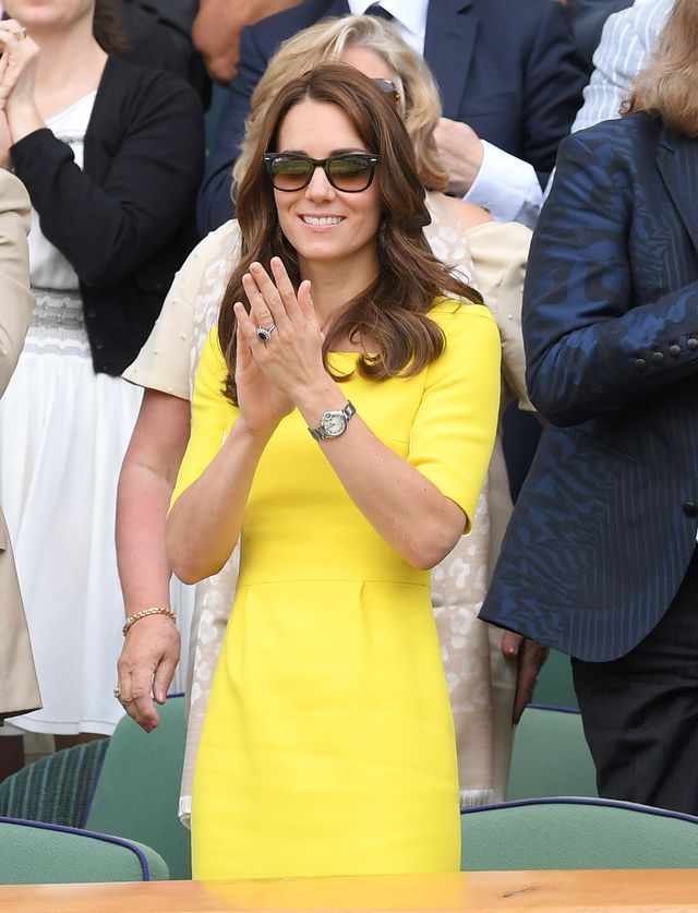 Kate Middleton Glows in Summery Yellow Gown at Wimbledon Women's Final