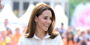 RHS Chelsea Flower Show 2019 - Press Day kate middleton massimo dutti coluttes m.i.h jeans shirt