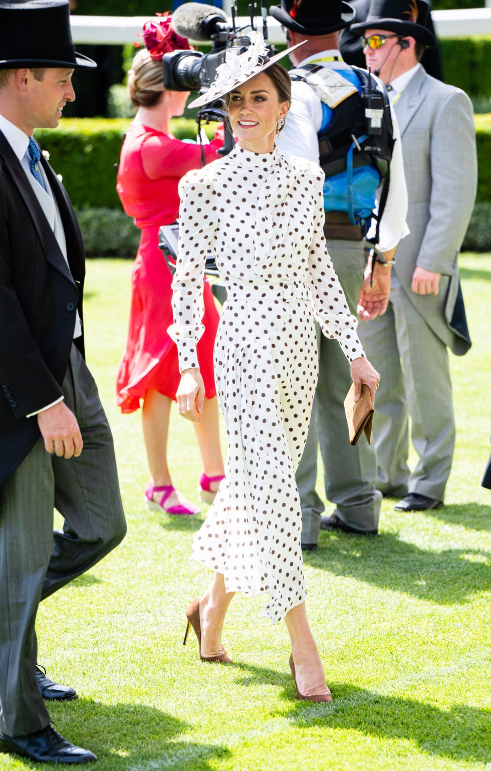 Royal ladies in polka dots! Kate Middleton, Princess Diana and