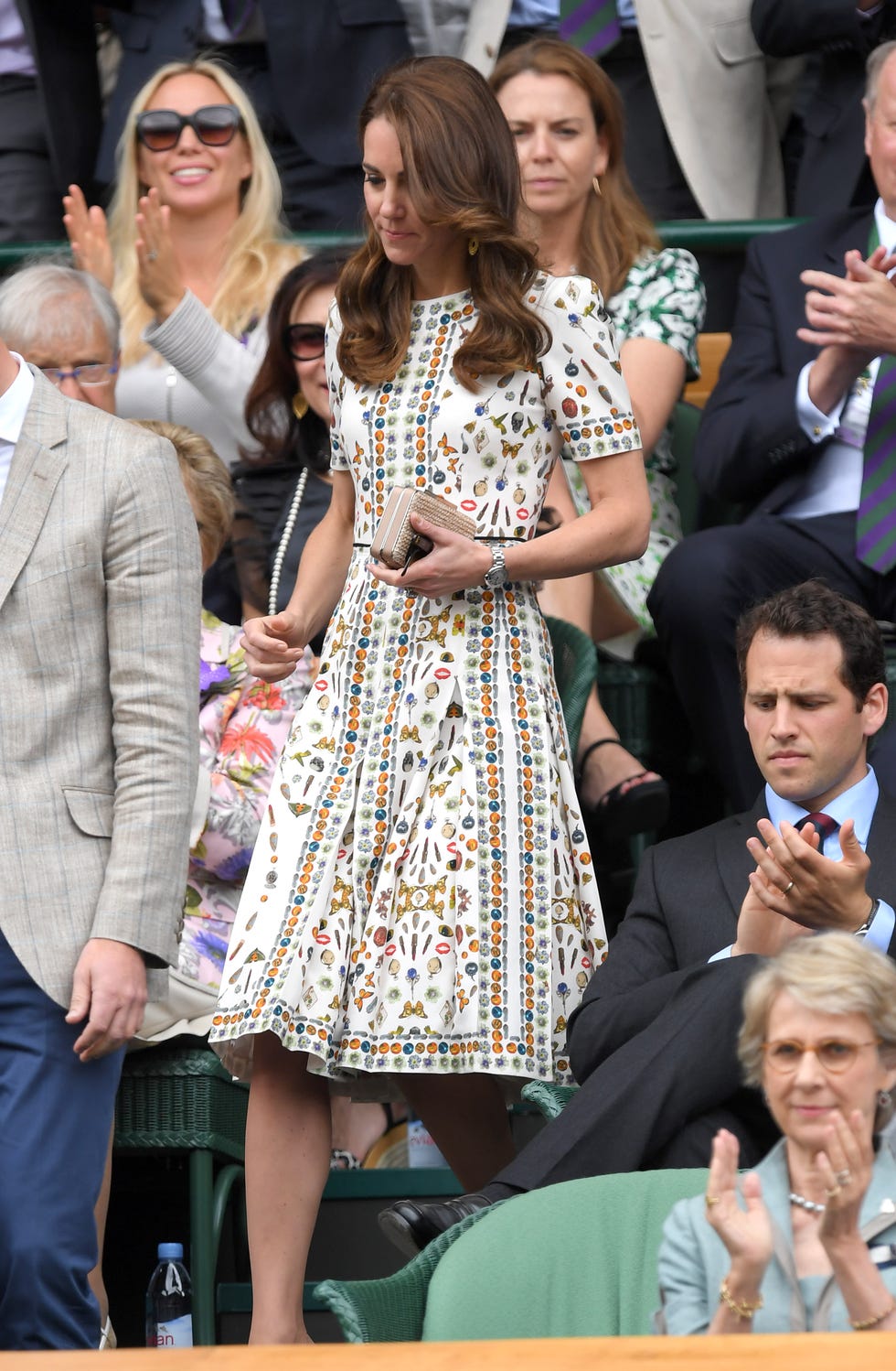 celebrities attend wimbledon