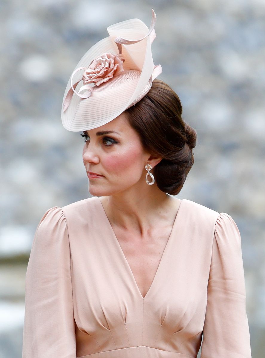 Duchess Kate glimmers in a blush-pink Gucci gown at 100 Women in