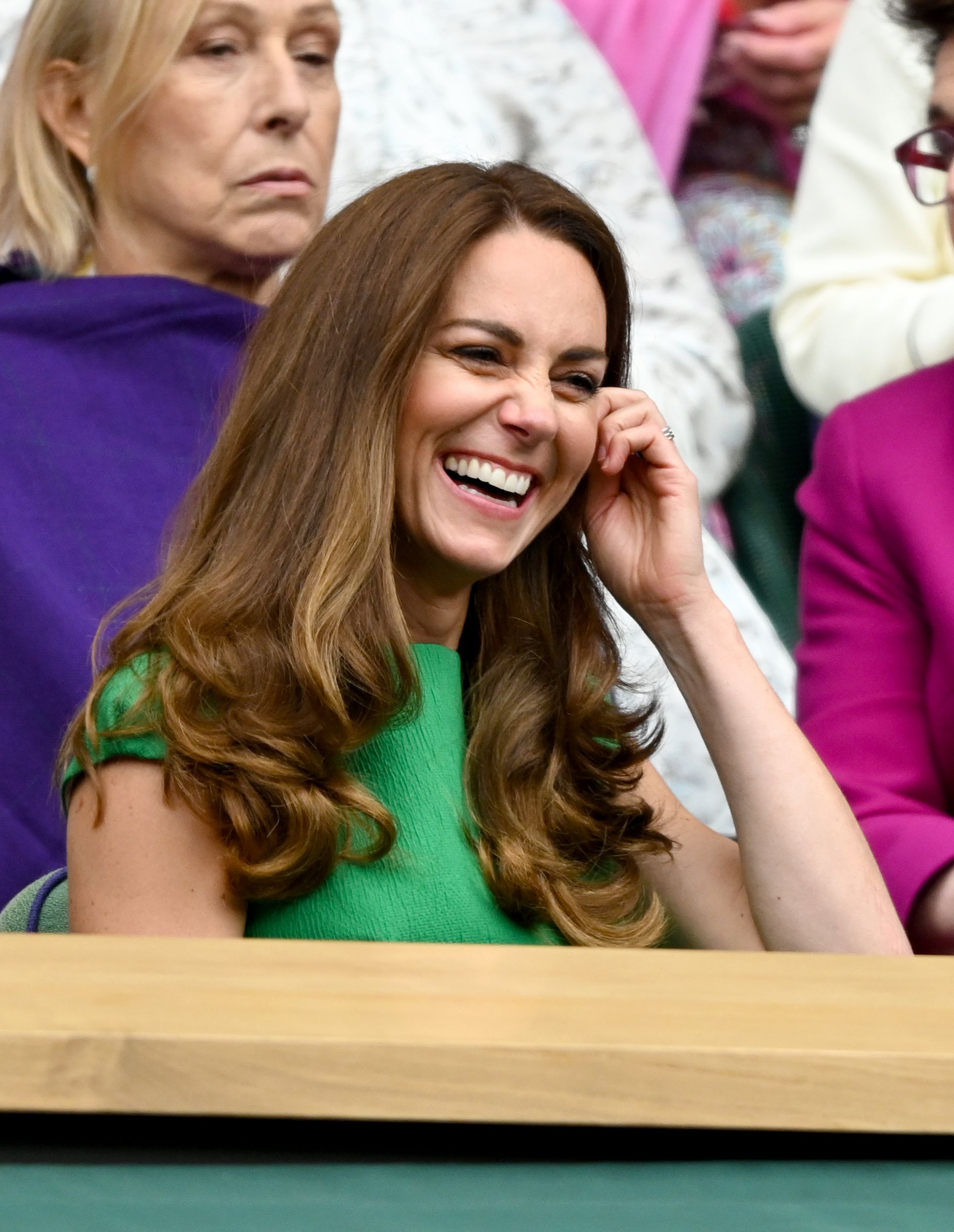 duchess of cambridge green dress wimbledon