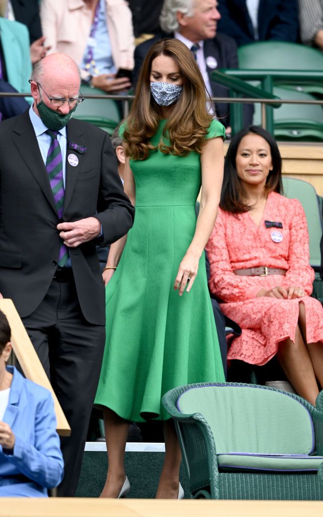 Kate middleton cheap green wimbledon dress