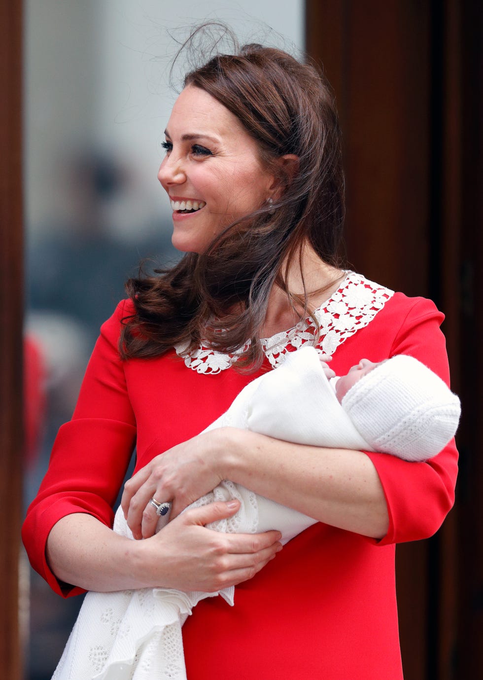 The Duke & Duchess Of Cambridge Depart The Lindo Wing With Their New Son