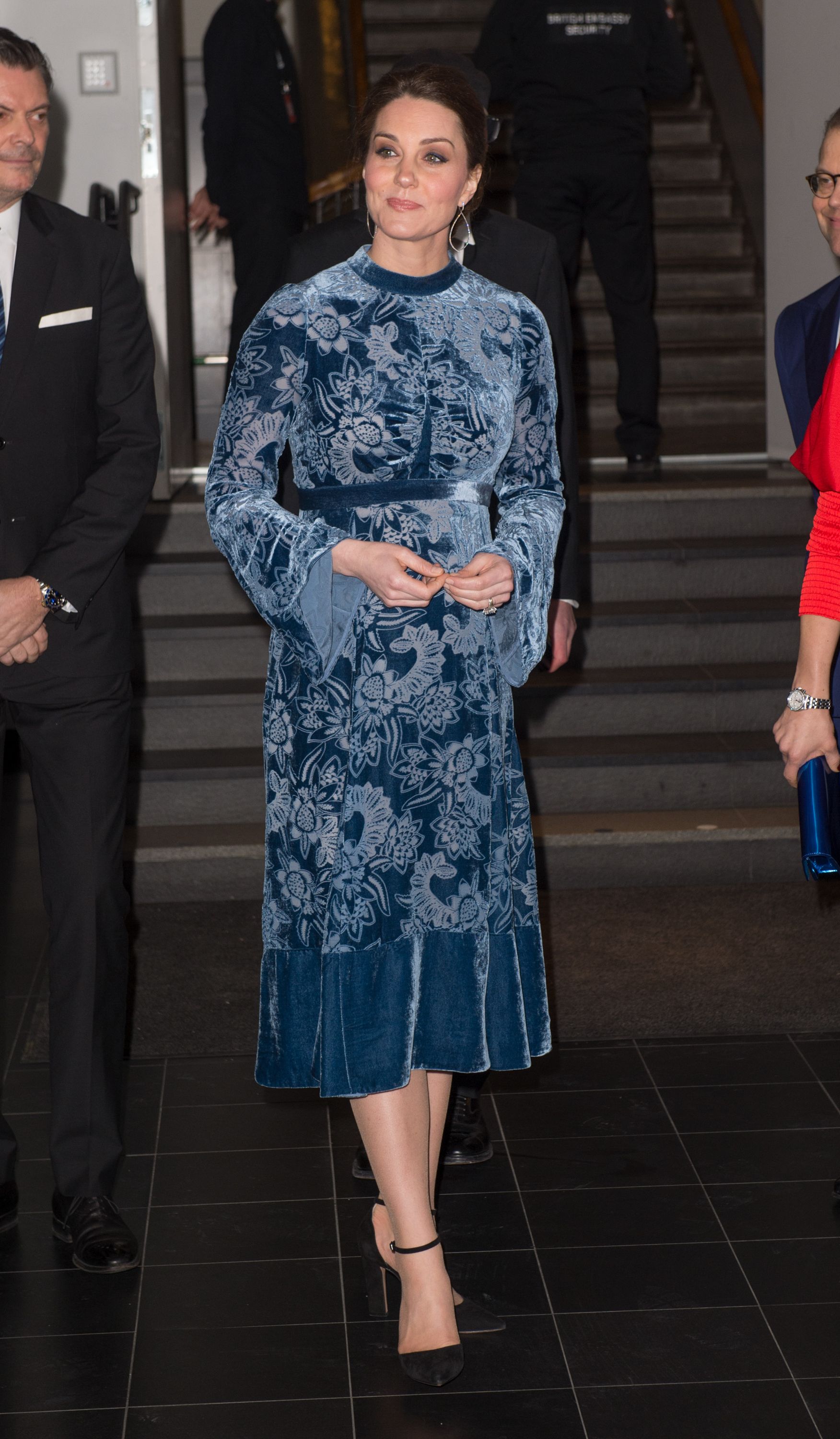 El look-book de Kate Middleton  Vestidos formales de invierno