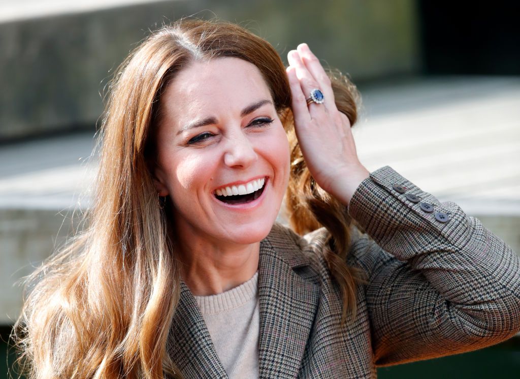 catherine duchess of cambridge embarks on a boat trip on news photo