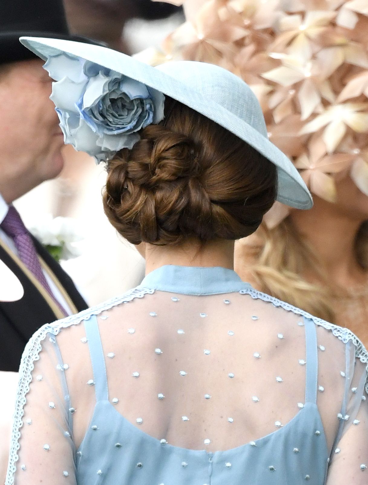 Kate Middleton Wore The Most Intricate Updo And We Totally Missed It  Kate  Middleton Updo Hairstyle Royal Ascot 2019
