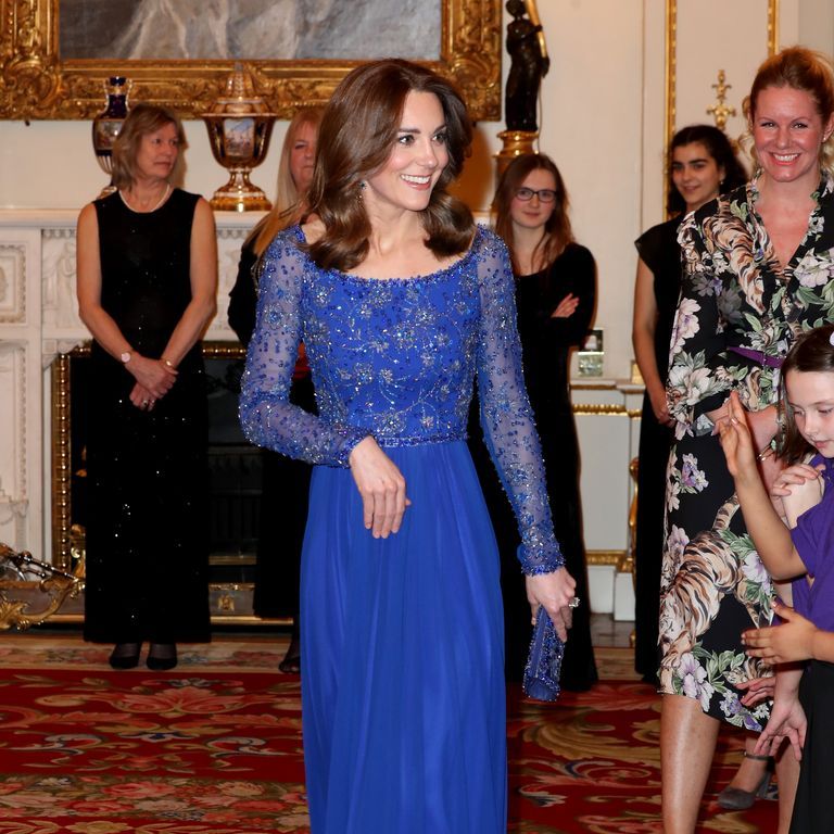 Kate Middleton stuns in glamorous white and gold gown at the BAFTA Awards