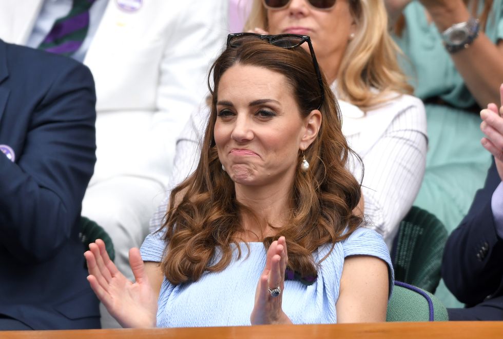 kate middleton Celebrities Attend Wimbledon 2019
