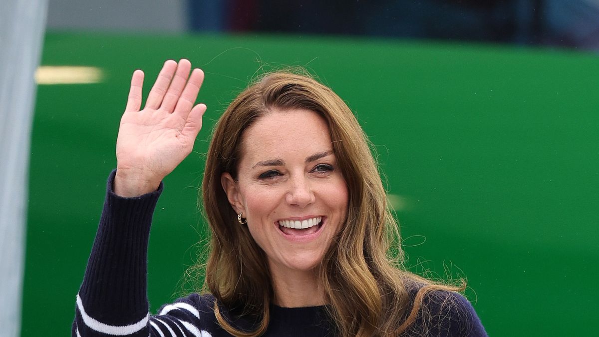 The Duchess of Cambridge joins British team for a sailing race win