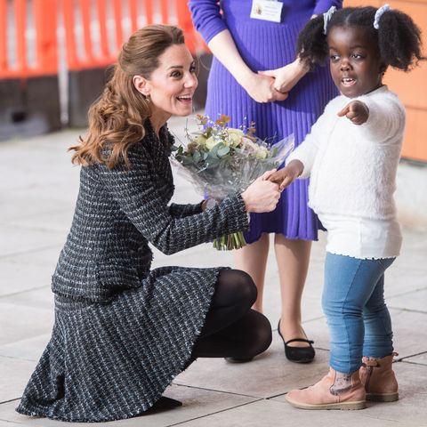 The Duchess Of Cambridge Visits The National Portrait Gallery Workshop At Evelina London Children's Hospital