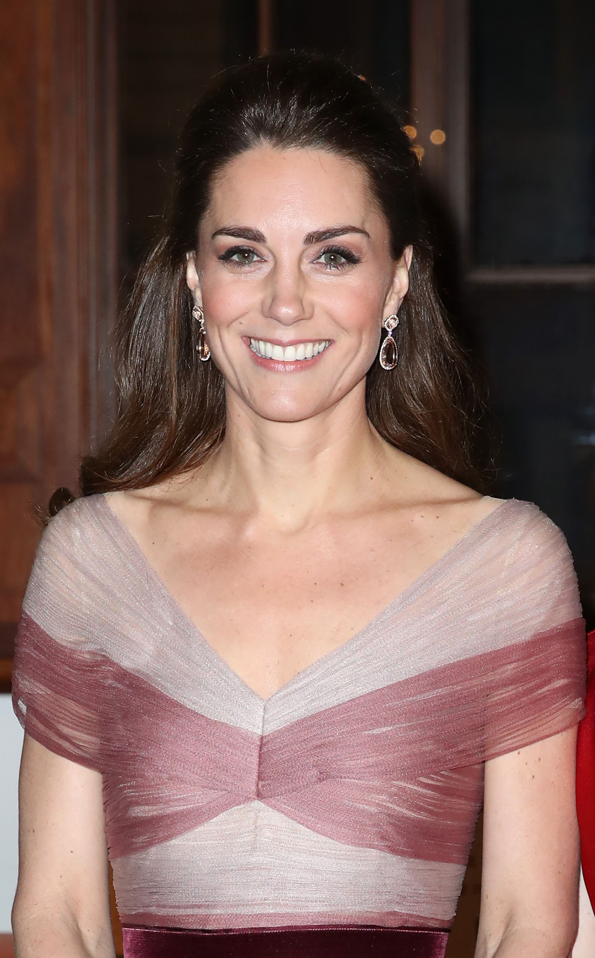 Duchess Kate glimmers in a blush-pink Gucci gown at 100 Women in