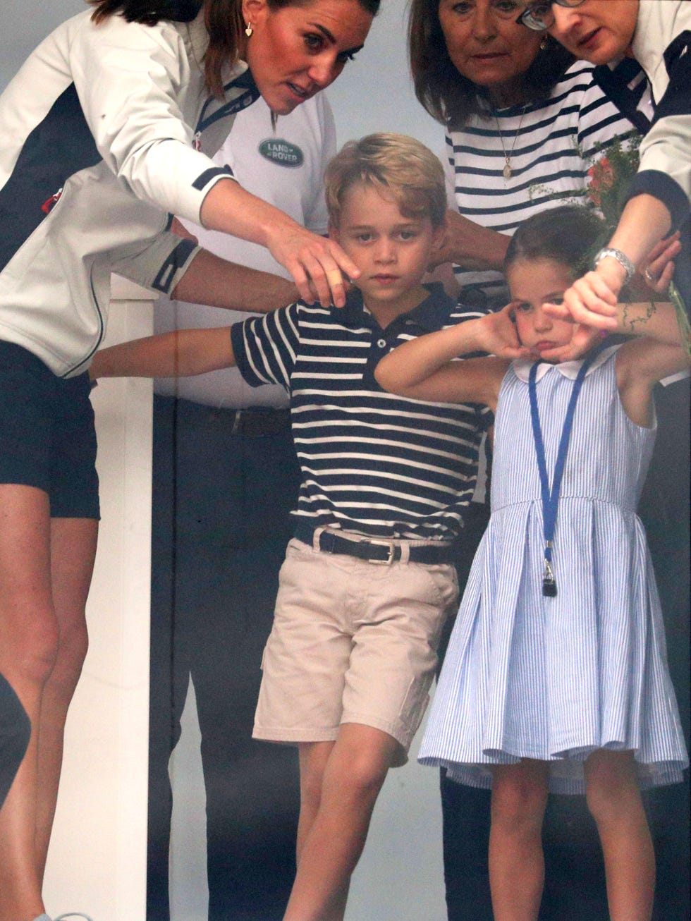 The Duke And Duchess Of Cambridge Take Part In The King's Cup Regatta