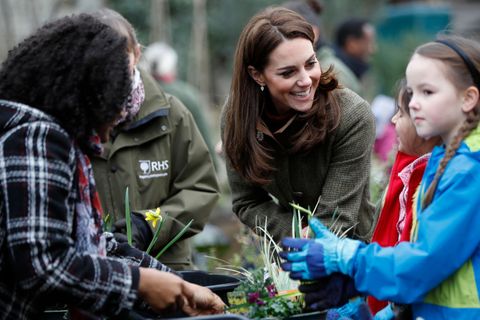 The Duchess Of Cambridge Visits Islington Community Garden