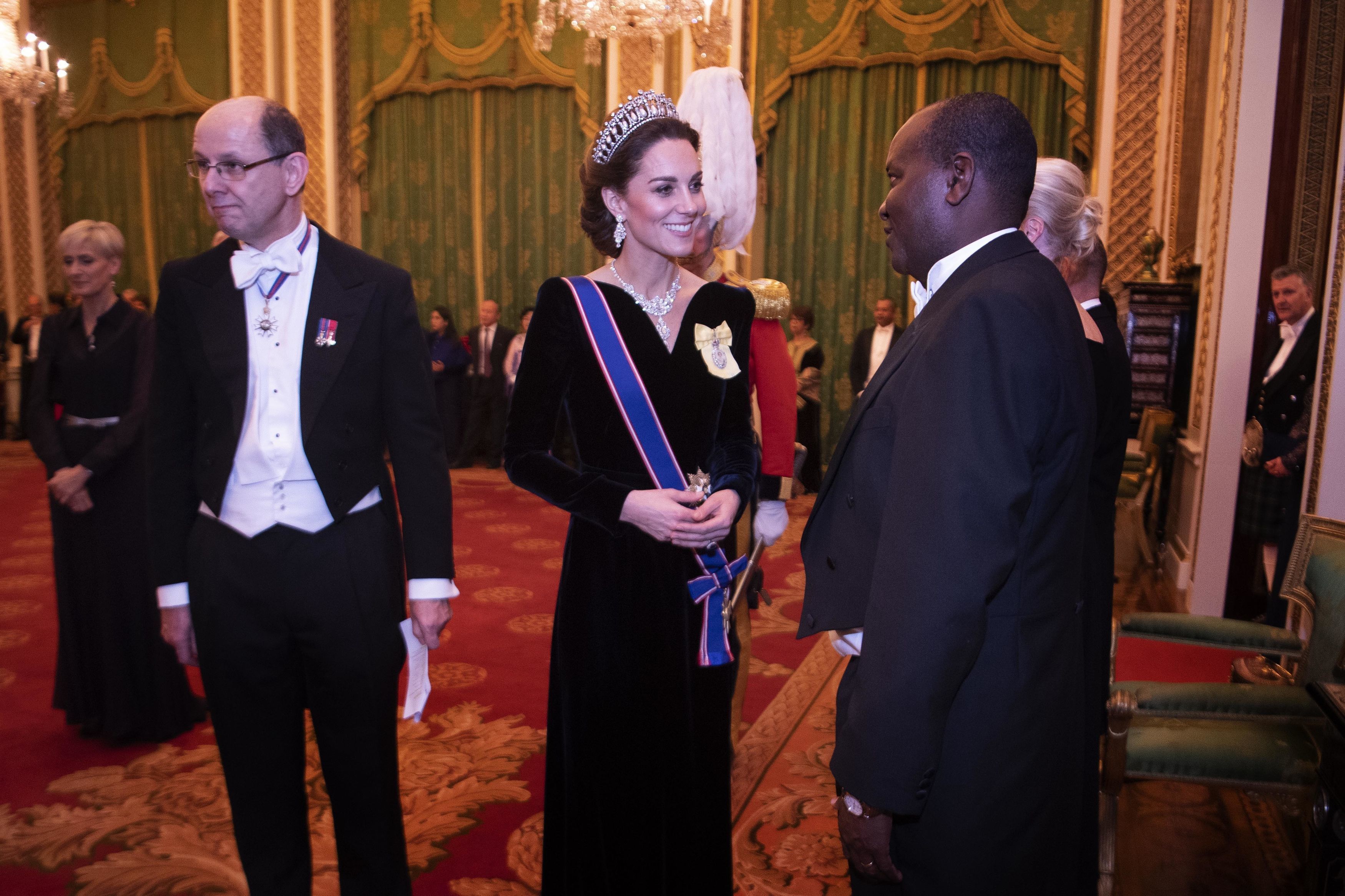 Kate Middleton Wore McQueen to 2019 Queen's Diplomatic Reception