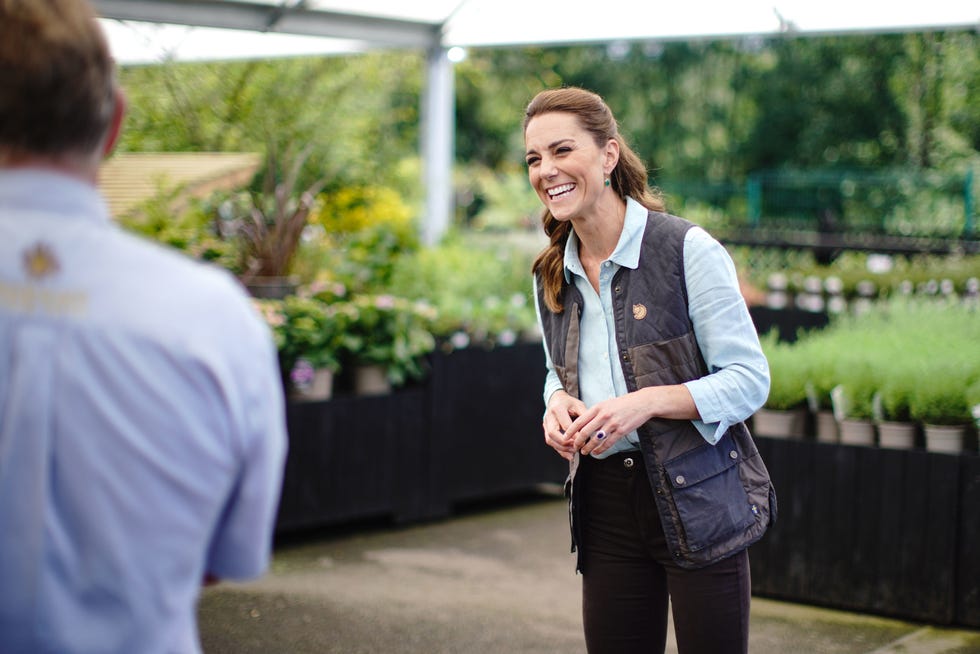 the duchess of cambridge visits garden centre in norfolk