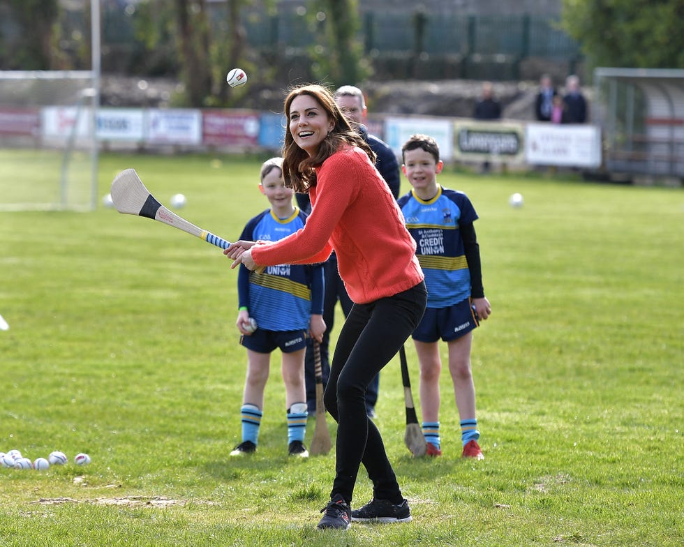 Kate Middleton hockey sur gazon