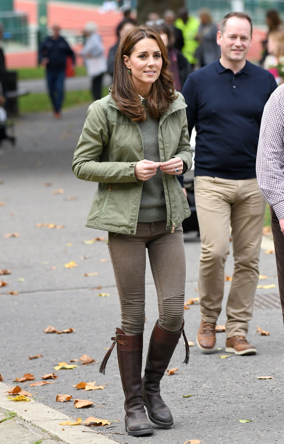 the duchess of cambridge visits sayers croft forest school