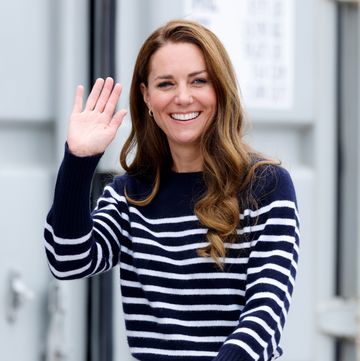 kate middleton bij het 1851 trust and the great britain sailgp team in plymouth