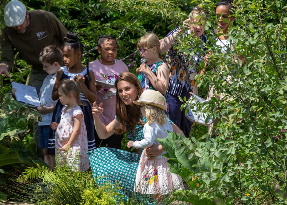 The Duchess of Cambridge Visits Hampton Court Flower Festival