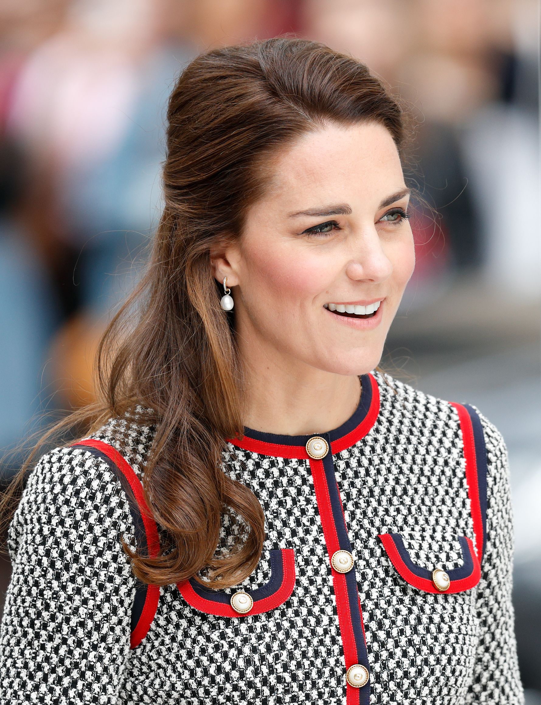 The Duchess of Cambridge visits the new V & A exhibition area