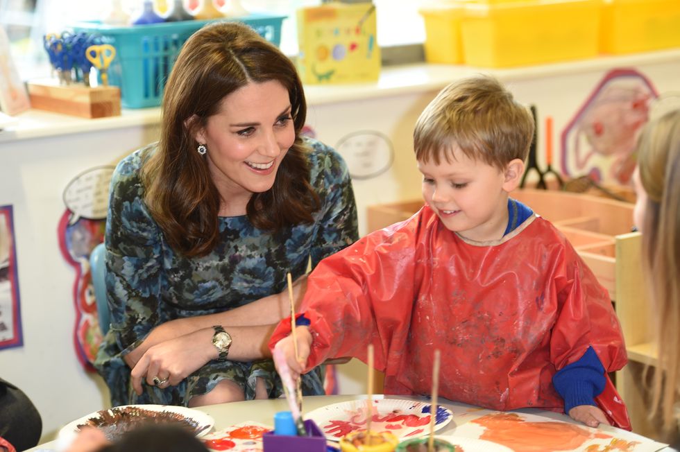 the duchess of cambridge visits reach academy feltham with place2be