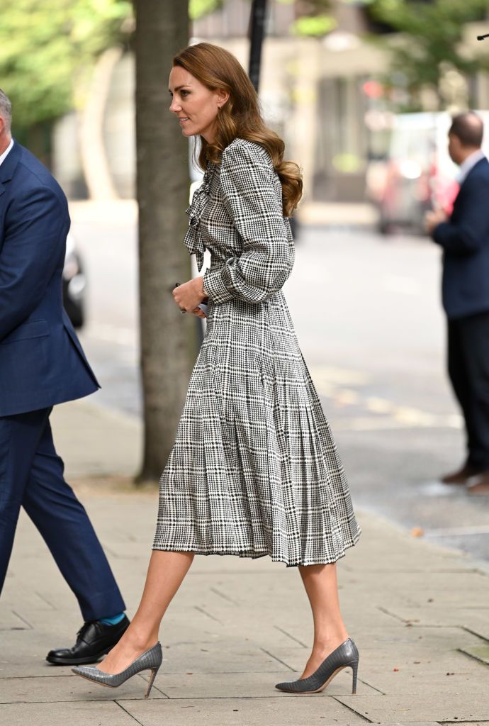 Kate Middleton Re-wears Houndstooth Zara Dress for University Visit