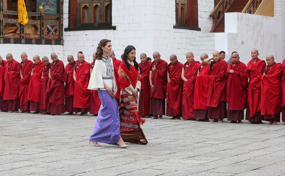 catherine princess of wales in bhutan