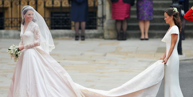 Lace Strapless Princess Ballgown Wedding Dress in Windsor Blue