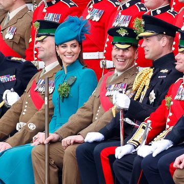 the prince and princess of wales attend the 2023 st patrick's day parade