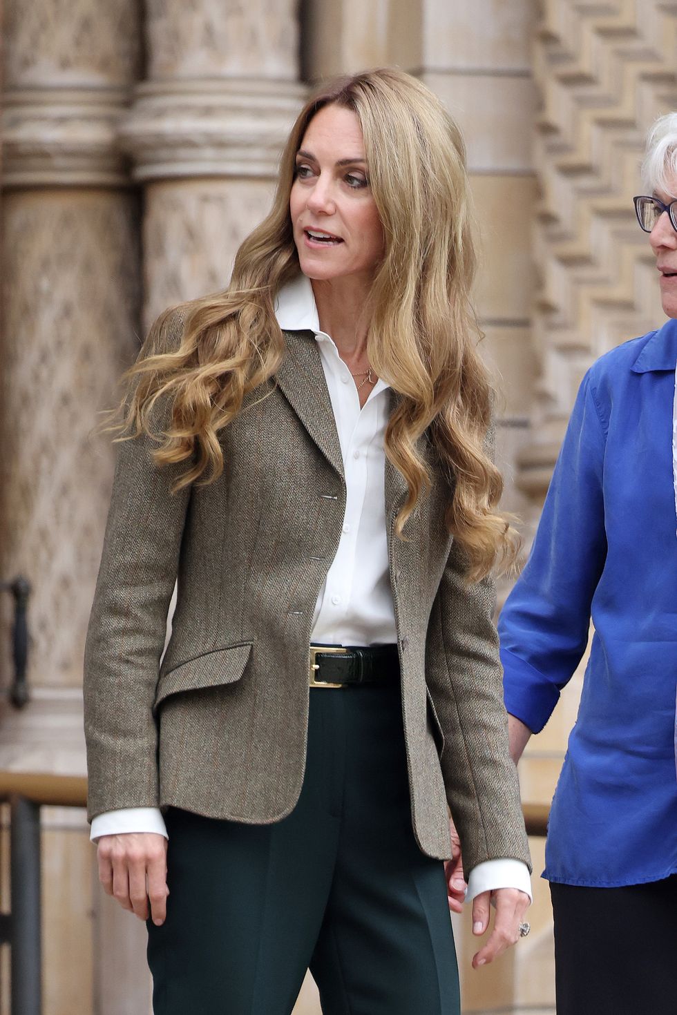 the prince and princess of wales visit the national history museum's gardens
