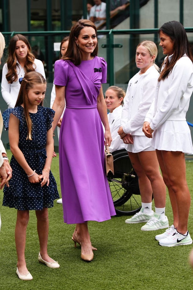 The Princess of Wales and Princess Charlotte Attend Wimbledon 2024 - Day 14 the princess of wales and princess charlotte attend wimbledon 2024 day 14