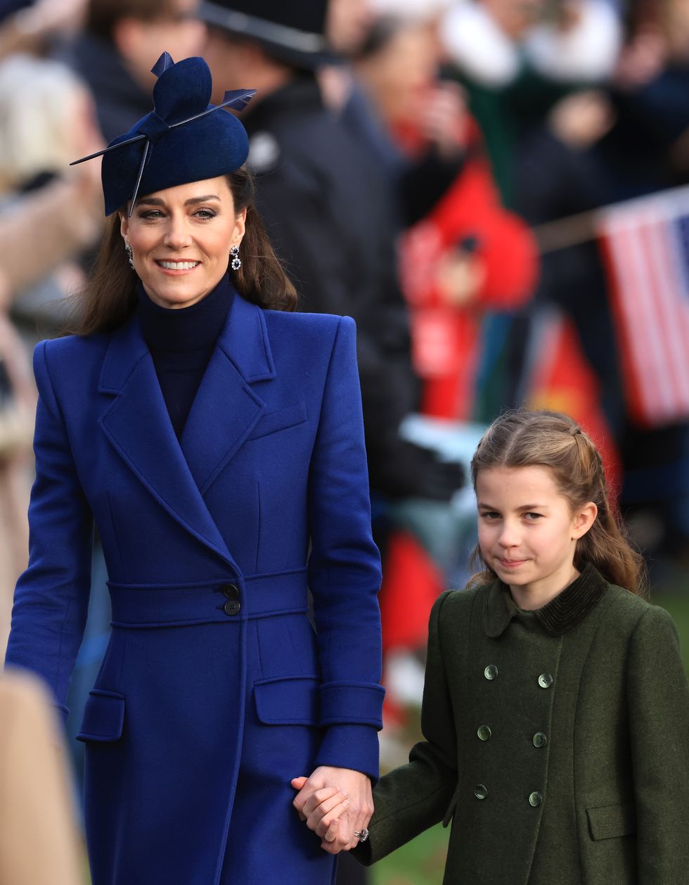 the british royal family attend the christmas morning service