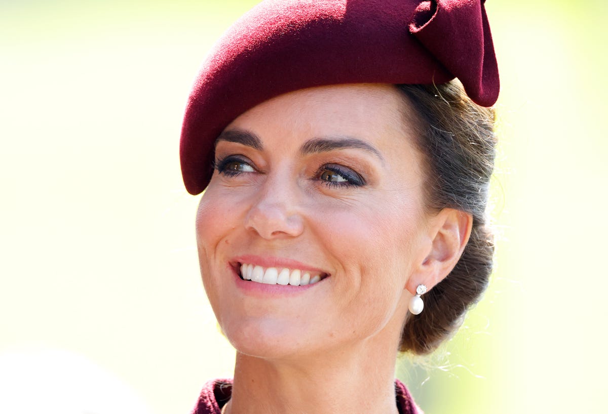 Kate Middleton steps out with new curtain bangs haircut