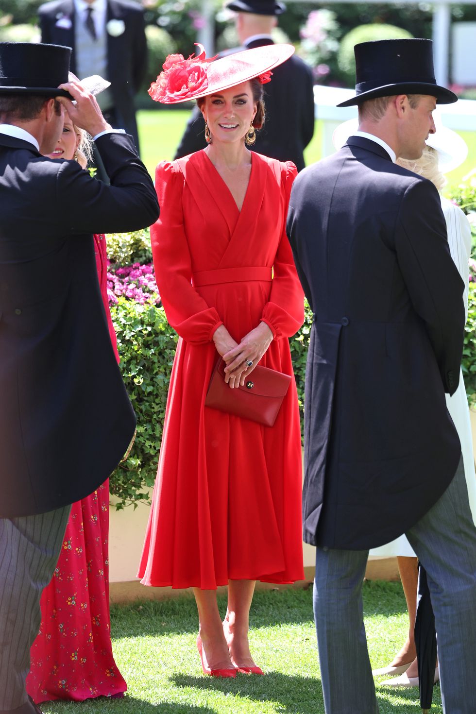 Kate Middleton's vivid red dress at Royal Ascot 2023