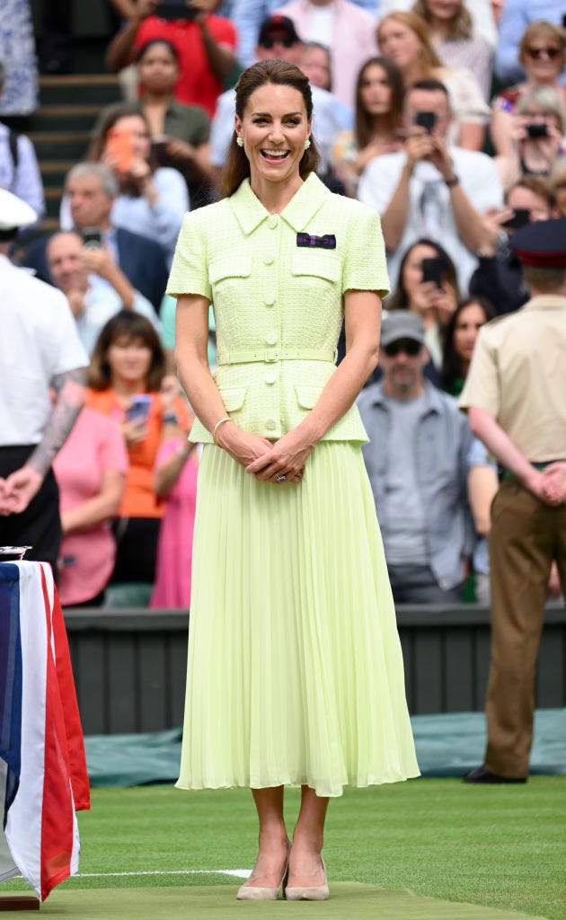 the princess of wales attends wimbledon 2023 day 13