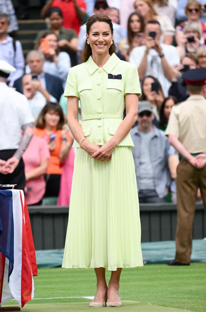 the princess of wales attends wimbledon 2023 day 13