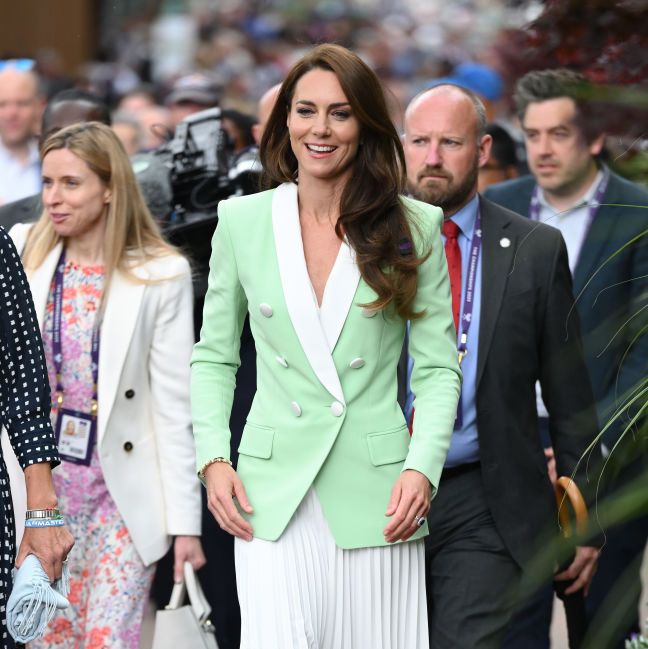 Kate Middleton Stunned in Green Dress at Wimbledon