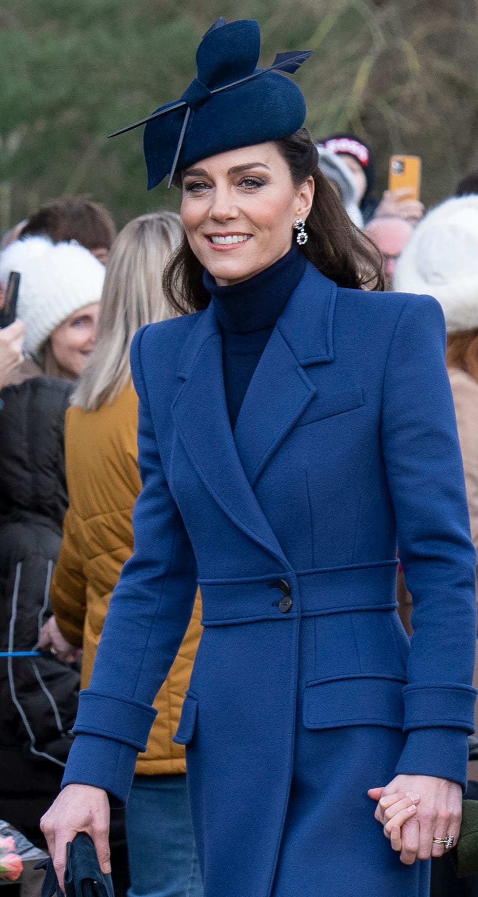 the british royal family attend the christmas morning service