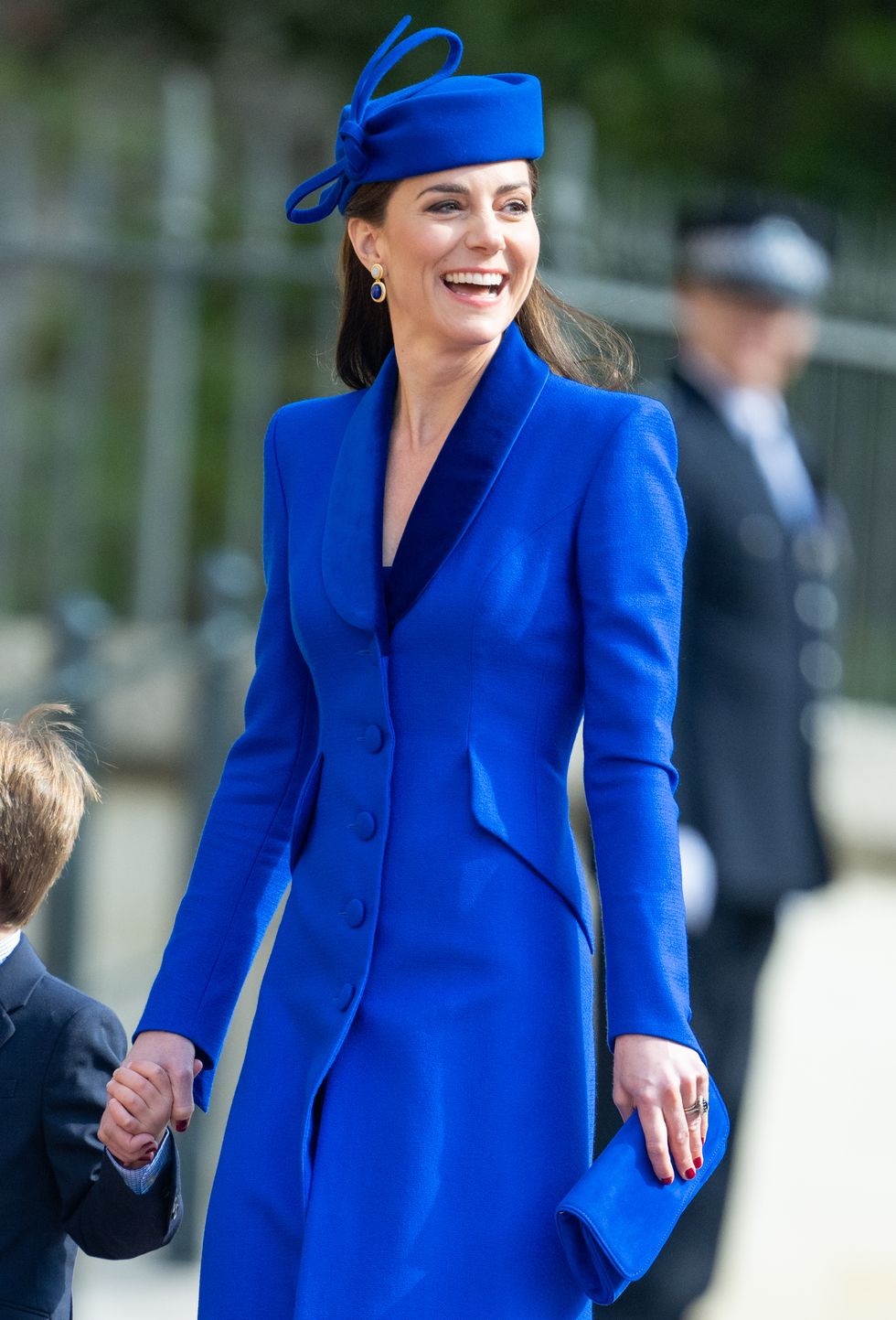 the british royal family attend easter mattins service