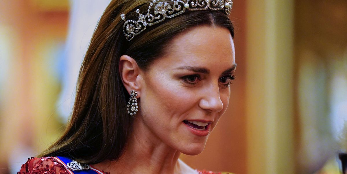 Kate Middleton Wears Sparkling Red Christmas Gown For the Together At Christmas Service